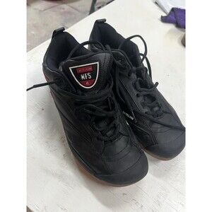 Ektelon Men's 10 Vtg NFS Racquetball Pickleball Court Shoes Black Tour 3/4